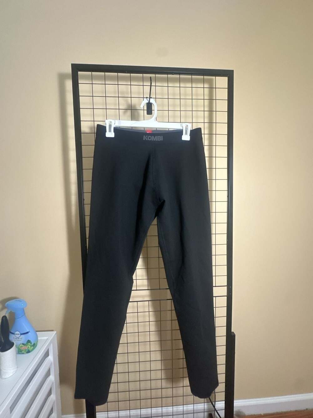 Kombi Women's Warm Base Layer Leggings, Black, Size Large
